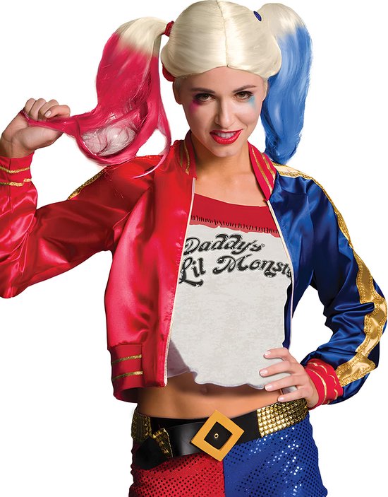 Luxe Harley Quinn - Suicide Squad™ kostuum voor vrouwen - Verkleedkleding - Maat S