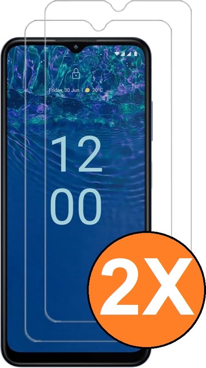 Screenprotector geschikt voor Nokia G310 - gehard Glas Tempered Glass - 2 Stuks