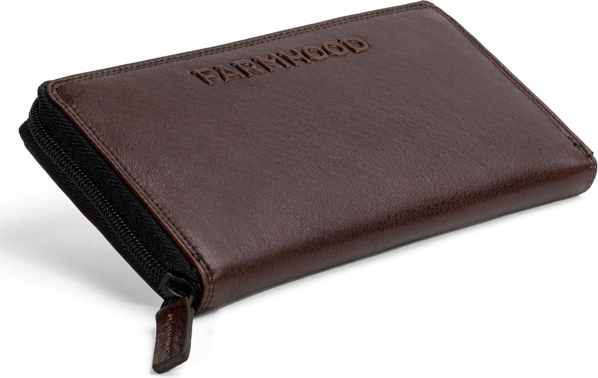 Farmhood Portemonnee Memphis Wallet Cognac Lichtbruin