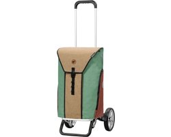 Andersen SHOPPER MANUFAKTUR Boodschappentrolley Alu Star Shopper Oli. P 2.0 Beige Veelkleurig 111cm