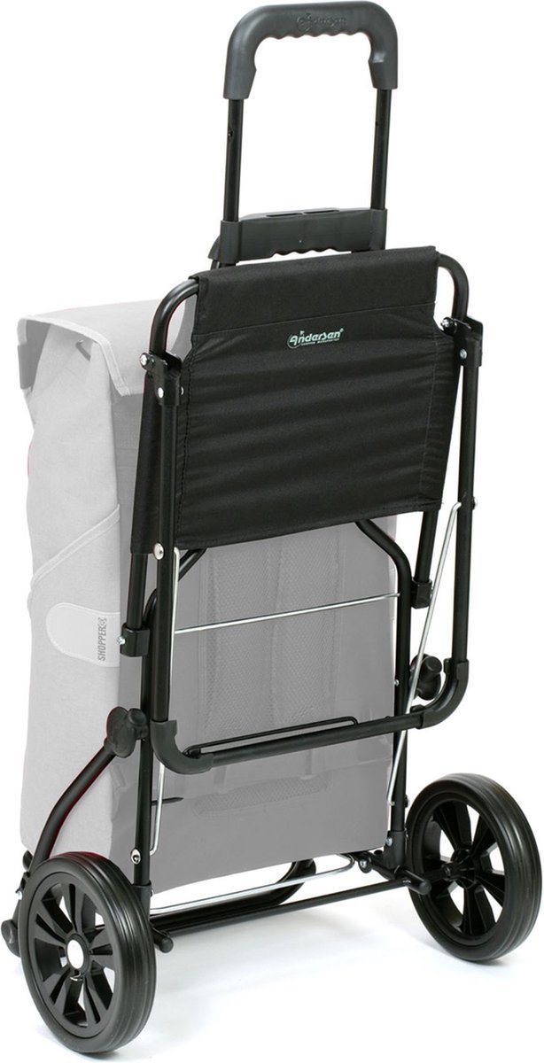 Chariot De Courses Cabas Andersen Avec Siège Intégré - Poignée Escamotable, Roues 20 Cm, Charge Max 50 Kg