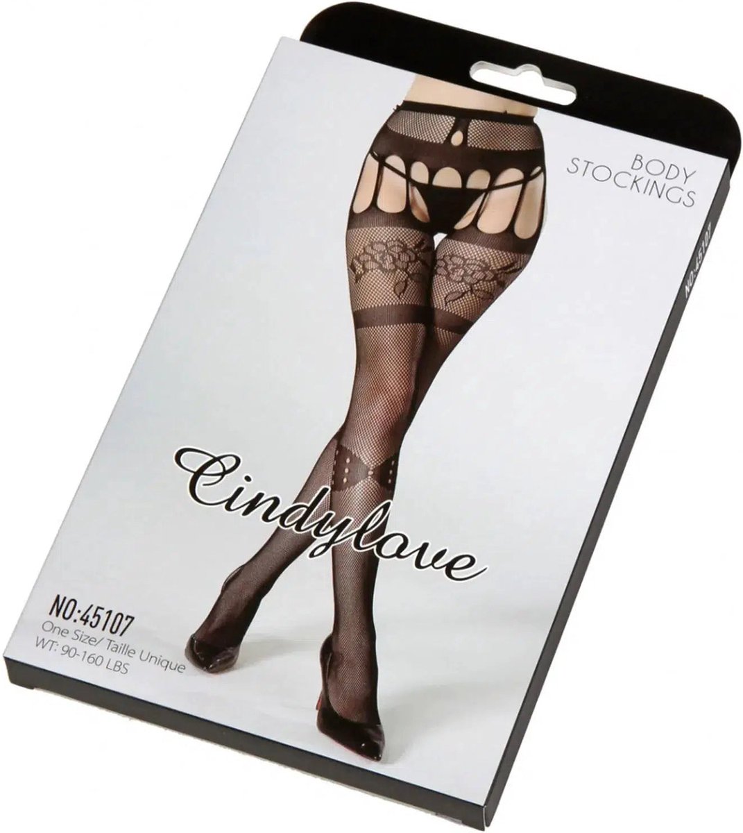 Goedkoopste Cindylove - Jarretelkousen - No. 45107 - One Size - Zwart