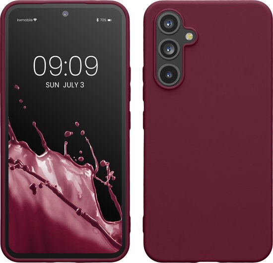 kwmobile telefoonhoesje geschikt voor Samsung Galaxy A54 5G - Hoesje voor smartphone - Back cover in magenta-lila
