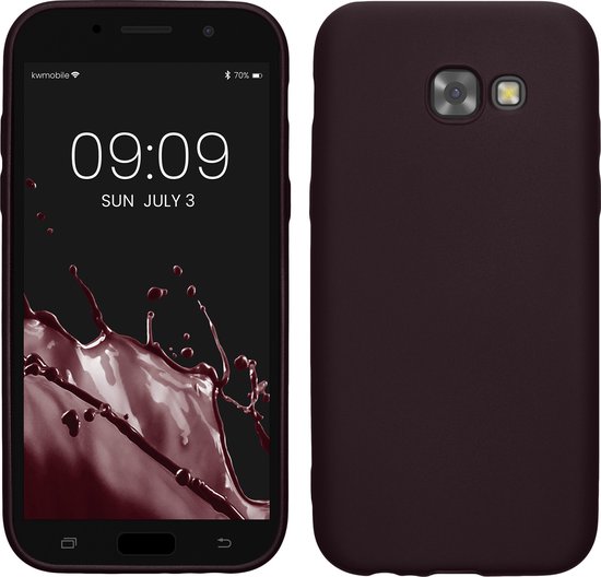 kwmobile coque de protection pour Samsung Galaxy A5 (2017) - Coque pour smartphone - Coque arrière en mûre métallisée