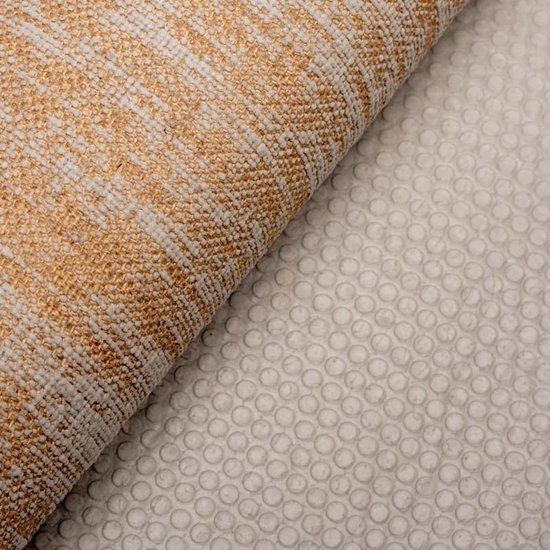 Yogamat - 61x183x0.5 cm - Grijs - Jute/PVC - yogablok, yoga kussen, yoga bolster, yoga riem, yoga blok kurk, yoga block, yogablok kurk, bolster, yoga bolsters, yogabolster van Yogamat — afbeelding 3