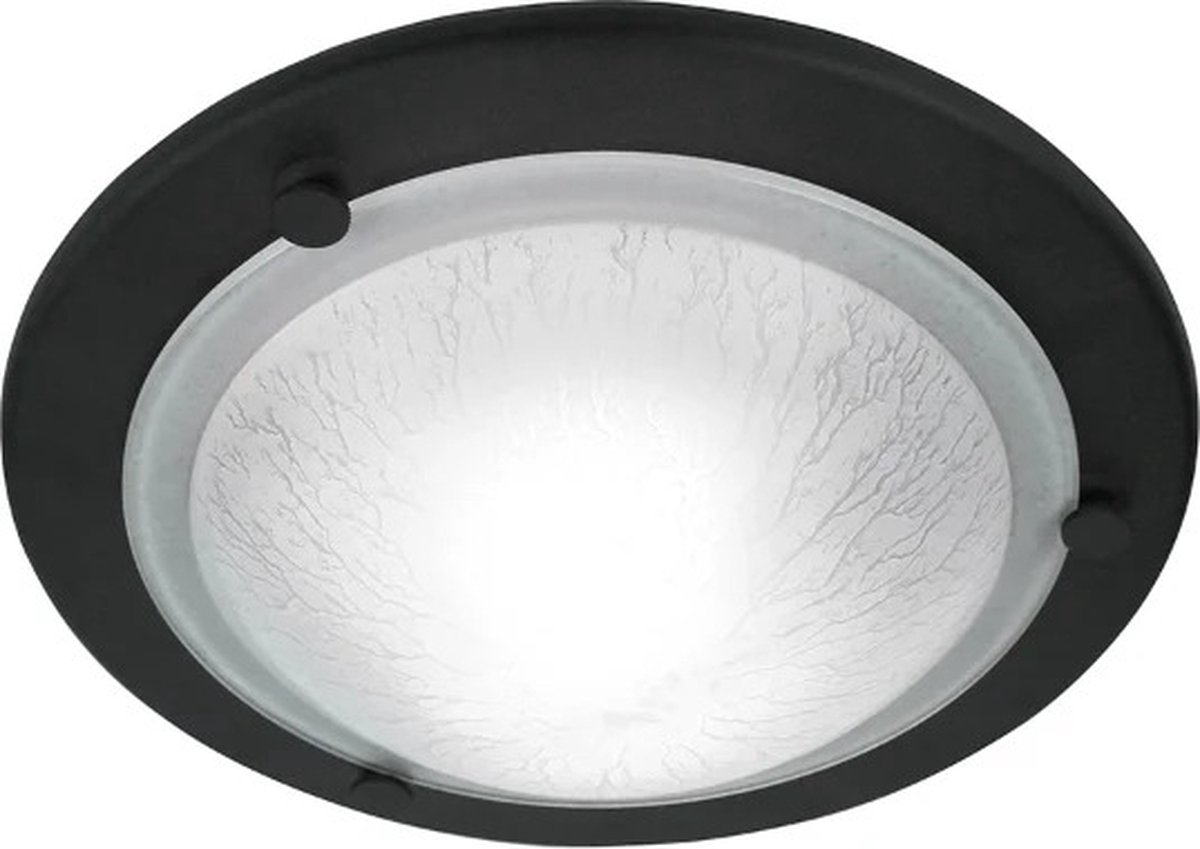 Elstead Lighting LED Plafondlamp Berwick | 1X E27 Max 60W | Dimbaar | Black