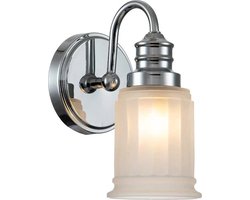 Quoizel LED Badkamerarmatuur Swell | 3W 3000K 300Lm 830 | IP44 | Dimbaar | Polished Chrome
