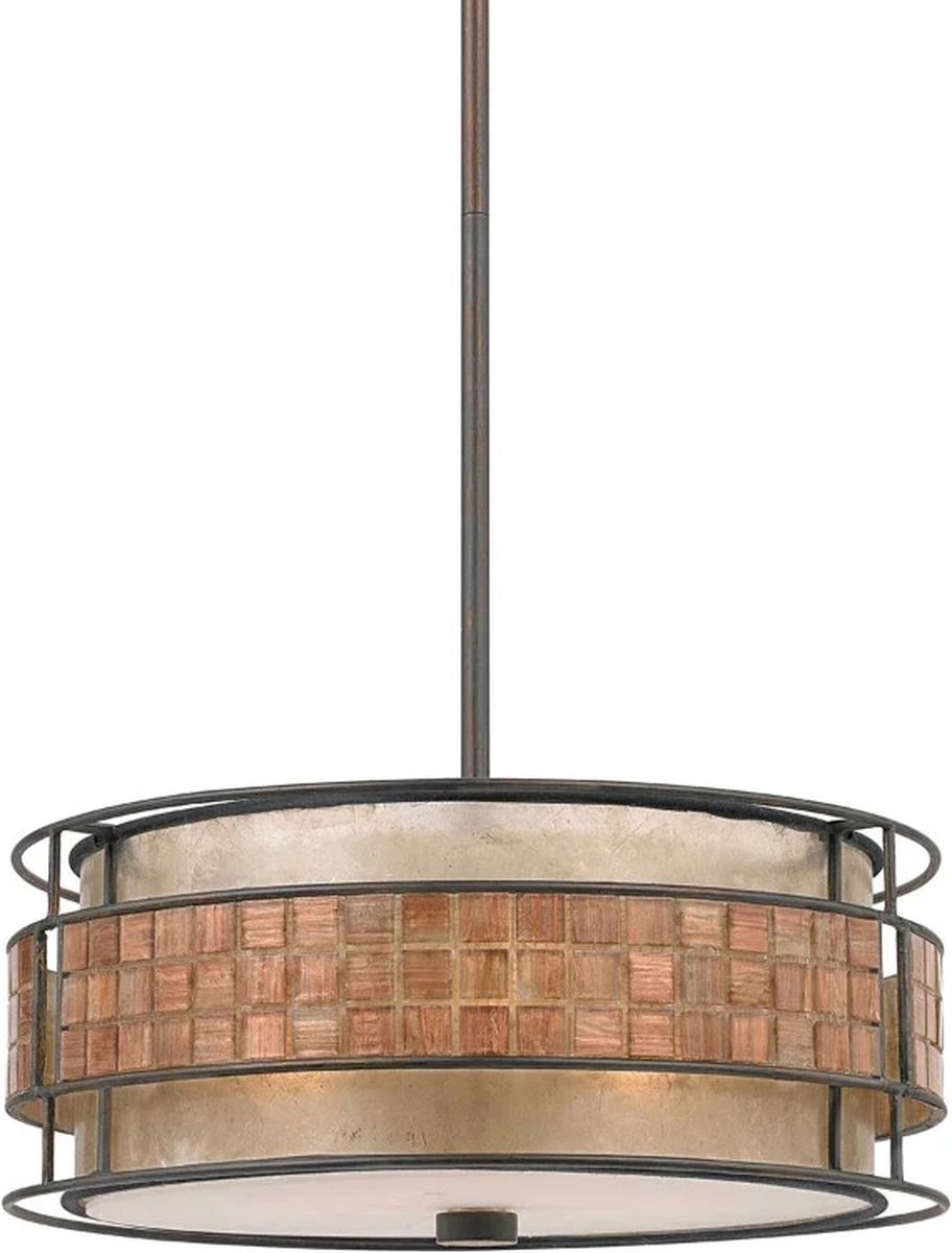 Quoizel LED Hanglamp Laguna | 4X E27 Max 60W | Dimbaar | Renaissance Copper