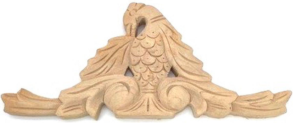 Houten Vogel meubelornament 280x110mm