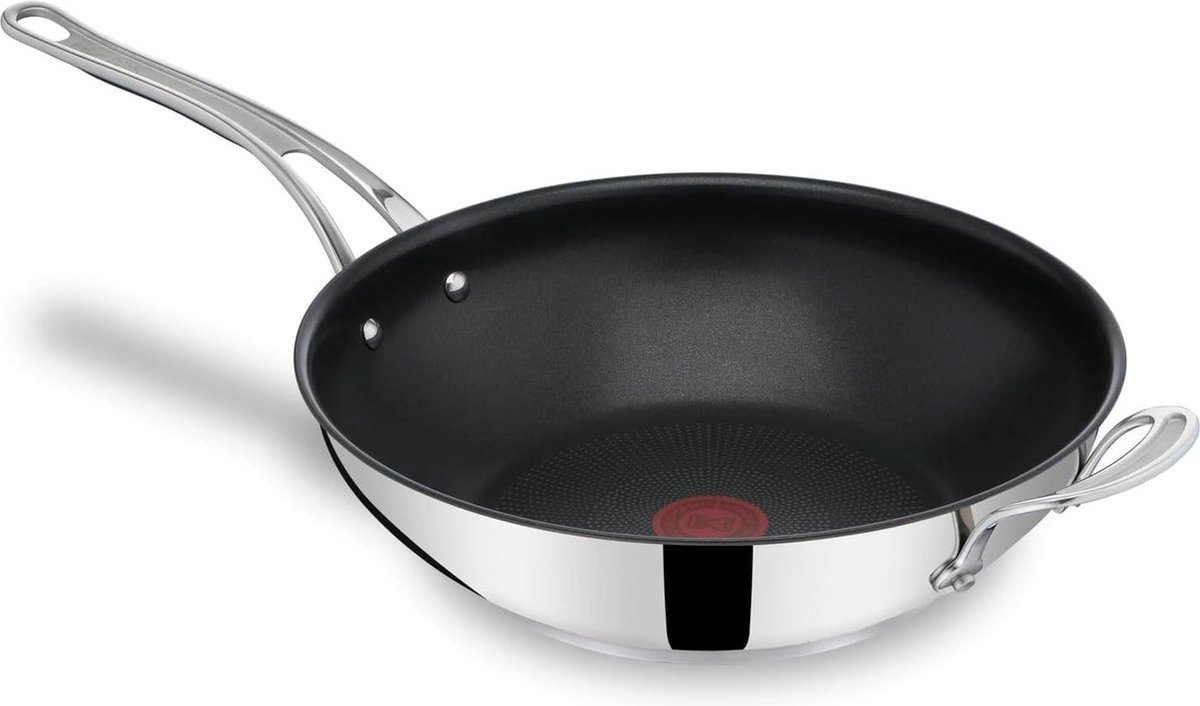 Wokpan inductie 30 cm Thermo-Signal RVS handgreep Duurzame coating Geschikt voor oven - Jamie Oliver Cook's Classics E3068834 Wokpan inductie