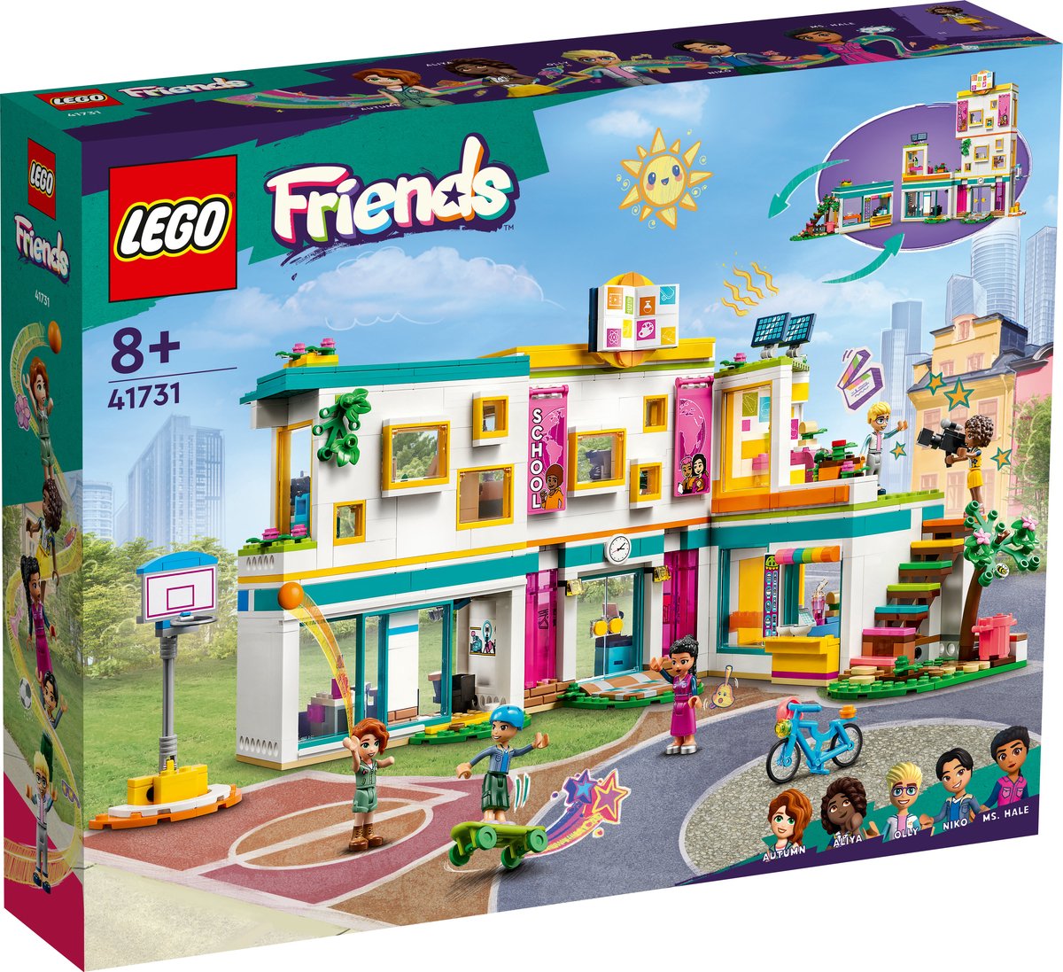 LEGO Friends Heartlake Internationale school Speelgoed met 5 Minipoppetjes -41731 — afbeelding 5