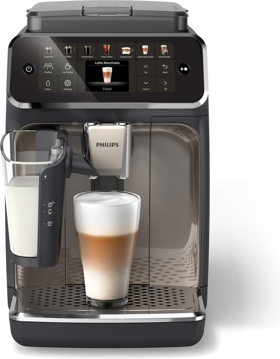 Philips 4400 Series EP4449/70 - Volautomatische espressomachine - 12 Soorten Koffie + Heet Water - Grijs