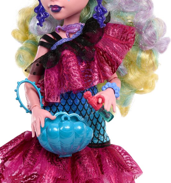 Mattel Monster High Lagoona Blue Monster Ball Feestjurk Pop Roze van Mattel — afbeelding 2