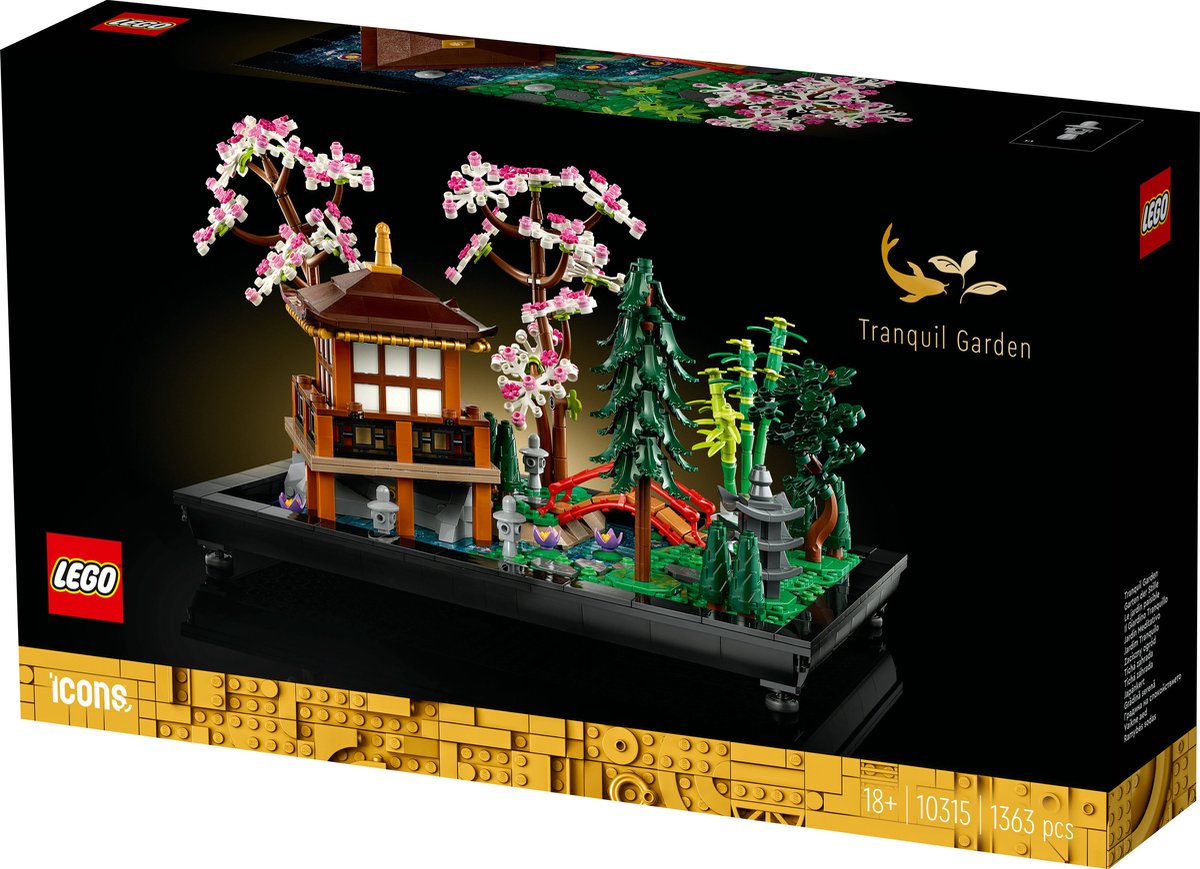 LEGO Icons Rustgevende tuin Botanisch Mindfulness Bouwpakket voor Volwassenen - 10315 — afbeelding 19