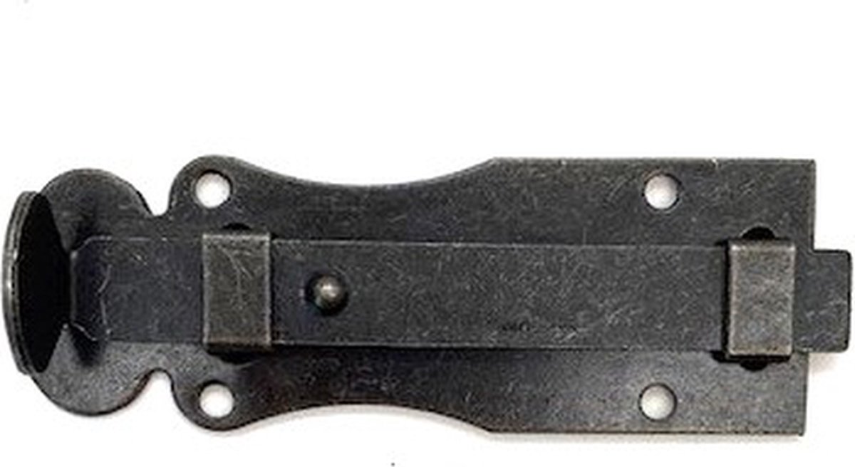 Schuifslot IJzer ZWART groot 100x35mm