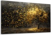 Portrait d'arbre - Décoration murale Nature - Tableaux sur toile Feuilles - Décoration murale classique - Peintures sur toile - Décoration murale toile salon 150x100 cm