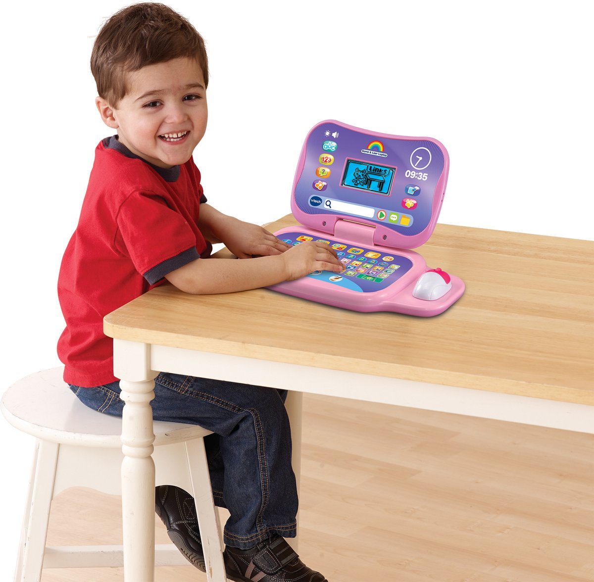 VTech Game & Leer Laptop roze - Leercomputer-laptop_Educaief & Interactief speelgoed vanaf 3 jaar — afbeelding 2