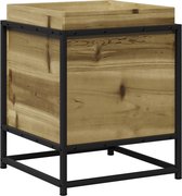 vidaXL Jardinière - Bois de pin - 40x40x50 cm Jardinière - Jardinière en bois - Jardinière d'extérieur - Jardinière de balcon - Décoration de patio