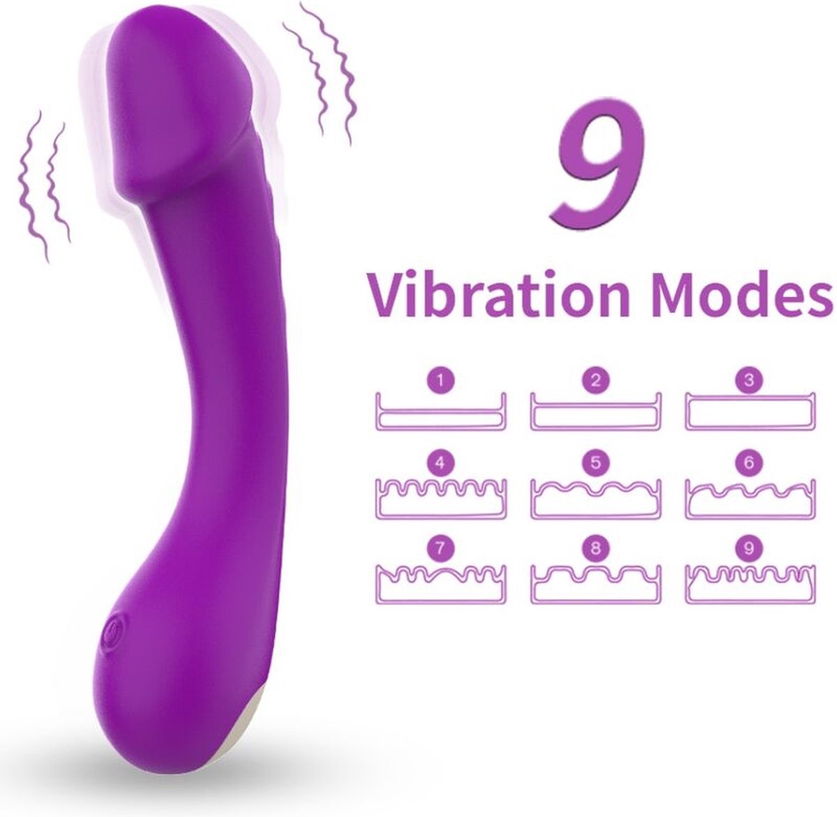 ARMONY - DILDO VIBRATOR G-SPOT SILICONE PURPLE | VIBRATOR | VIBRATOR VOOR VROUW | PREMIUM VIBRATOR | SEKSSPEELTJES VOOR VROUW | SEX TOYS VOOR VROUW | SEX TOYS | SEKSSPEELTJES