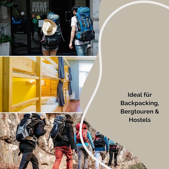 Ultralichte Hüttenslaapzak van 100% katoen - slechts 225g - zonder ritssluiting van Cocoon — afbeelding 3