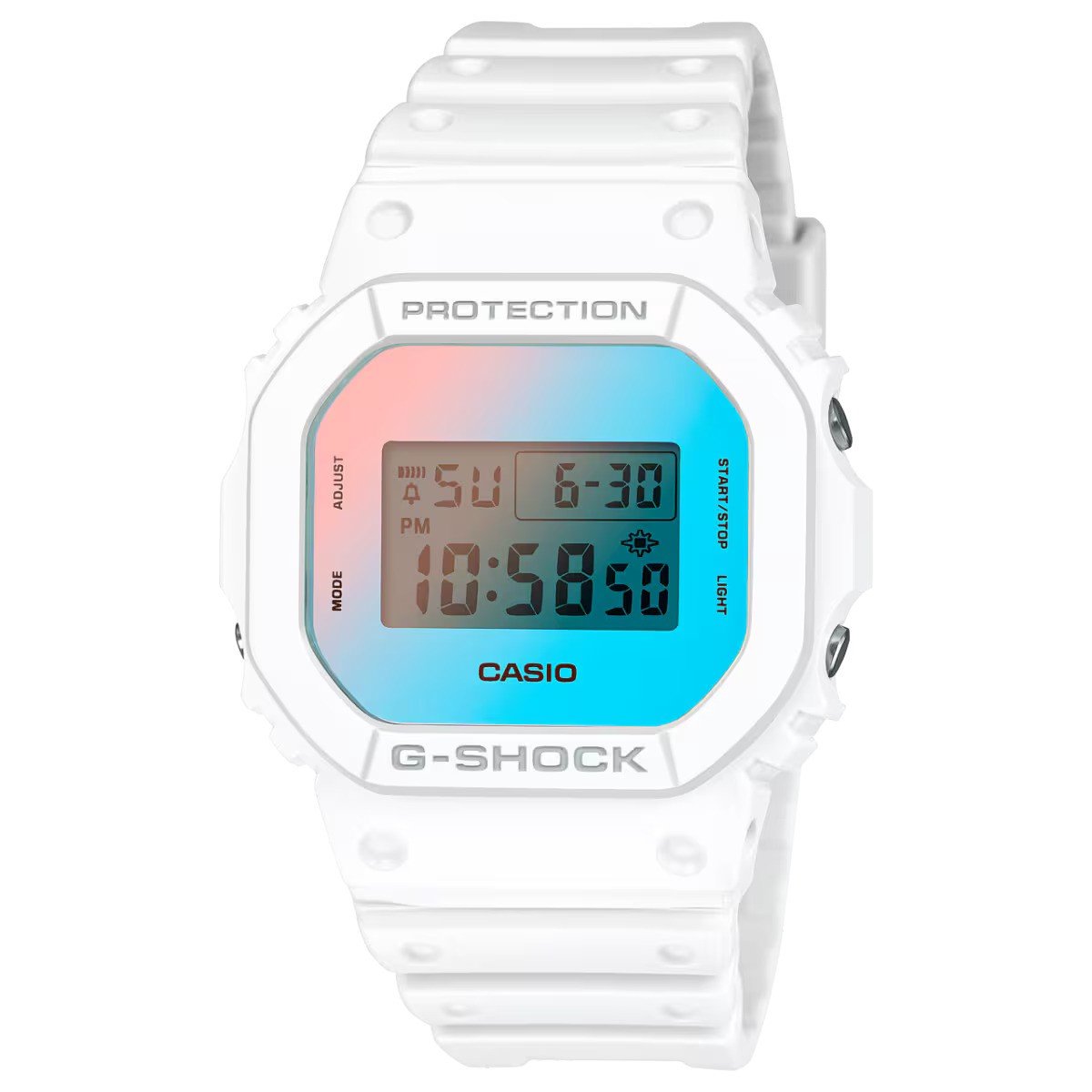 Casio G-Shock DW-5600TL-7ER Horloge - Kunststof - Wit - Ø 38.5 mm