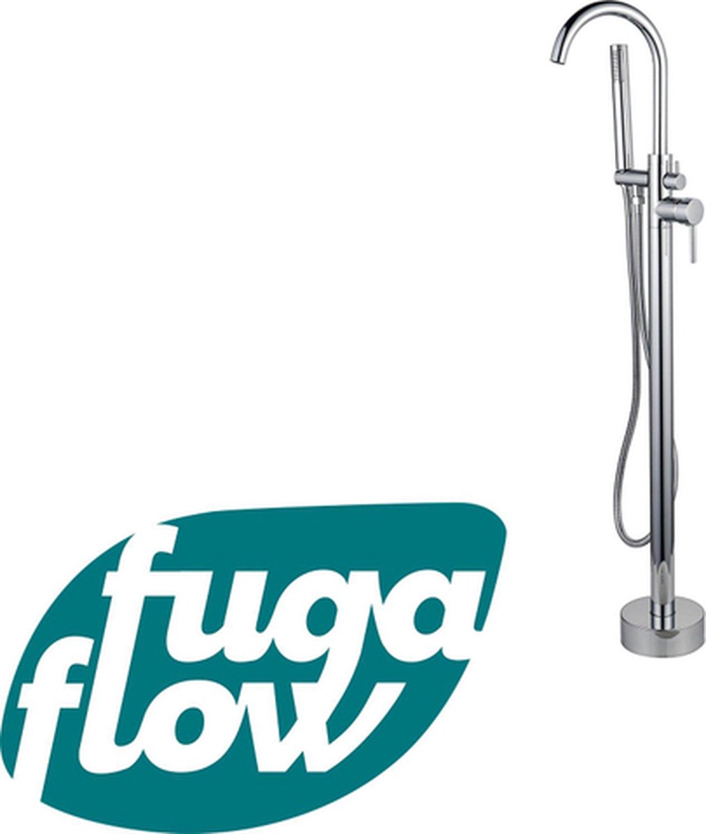 FugaFlow Eccelente Sobrado Badkamer Vrijstaande Badkraan 107.8cm handdoucheset chroom