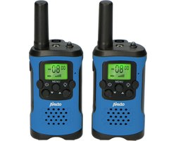 foto van Alecto FR-115BW - Walkie Talkie voor kinderen en volwassenen - Set van 2 stuks - Bereik tot 5 km - Blauw