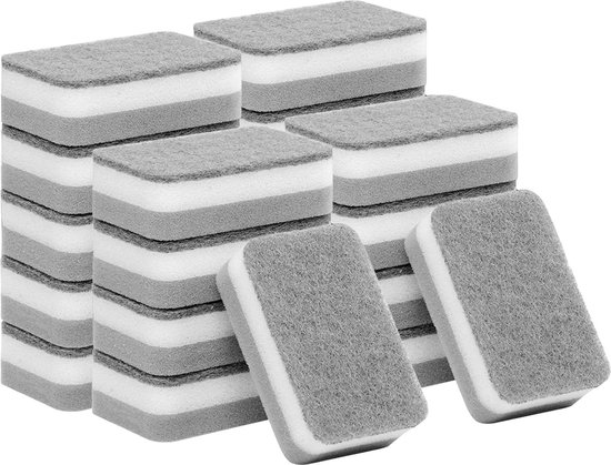 Gatuida 10 Stuks Spons Afwasmachine Schuurpads Schotel Schoonmaak