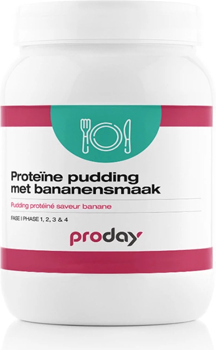 Goedkoopste Proday Proteïne Dieet Pudding - Dessert (17 porties) - Banaan - Eiwitdieet - Koolhydraatarm