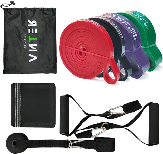 Elastische spierrubbers – weerstandsbanden voor thuisgym – TRX