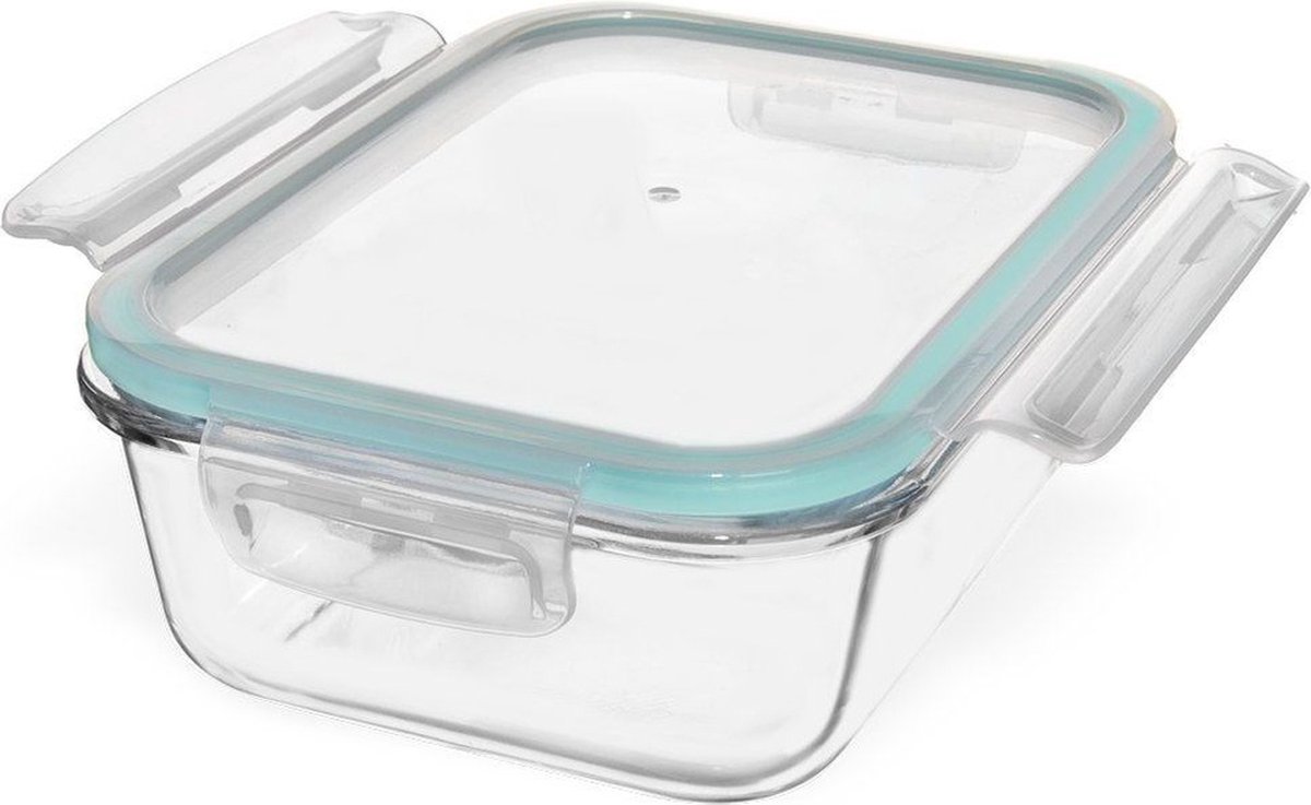 Voedselcontainer Glas met Deksel en Pakking Hittebestendig Schaal 1,5 l - Vershoudbakjes - Vershouddoos - Bakjes - Diepvriesbakjes - Vershouden