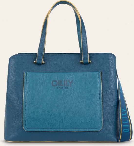 Oilily Sac à main Sac à épaule bandoulière Hazel Handbag Legion Blue Bleu pétrole bol