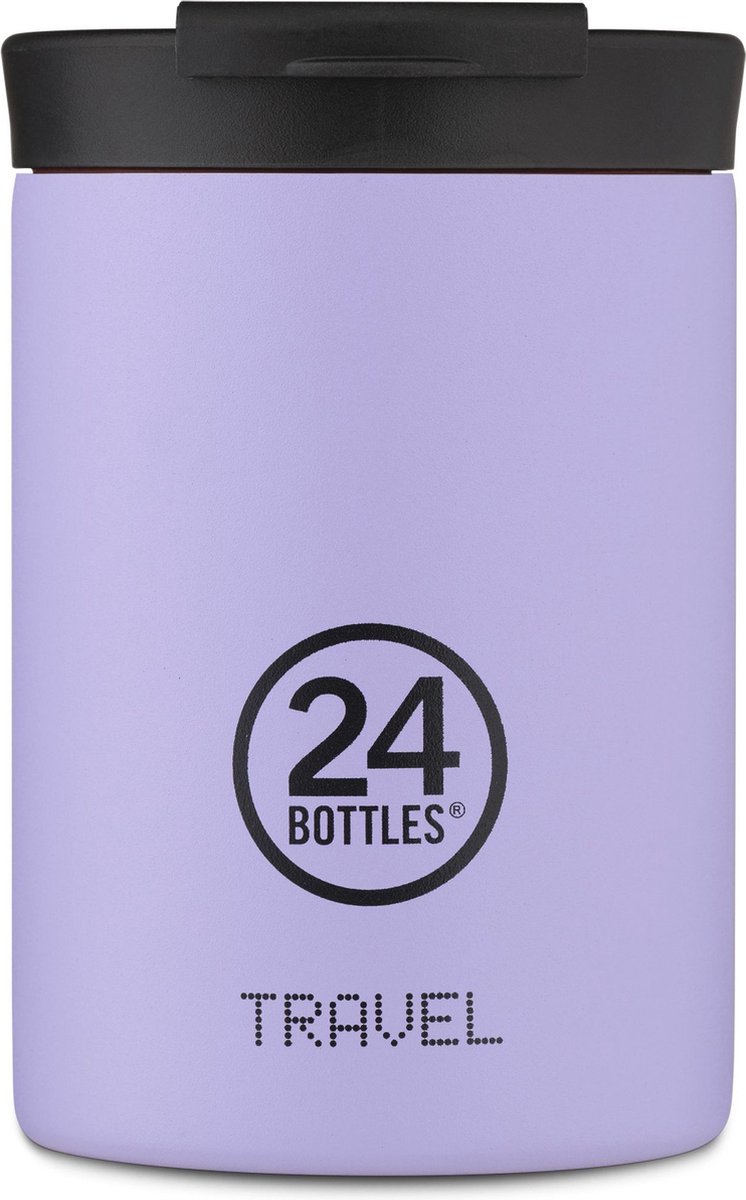 24Bottles Reisdrinkbeker 350 ml Capaciteit - erica
