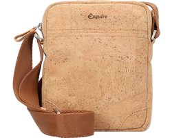 Esquire schoudertas Kork Small Crossbody Bag Natural Lichtbruin