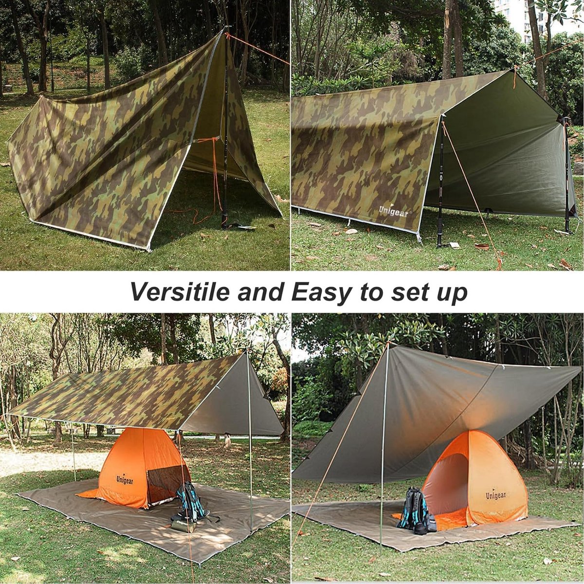 Tarp Waterdicht: Bescherming tegen de Elementen voor Outdoor Avonturen