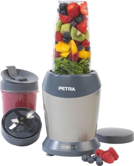 Petra NutriMax Smoothie Maker - 2 Mengbekers (800ml/1L)