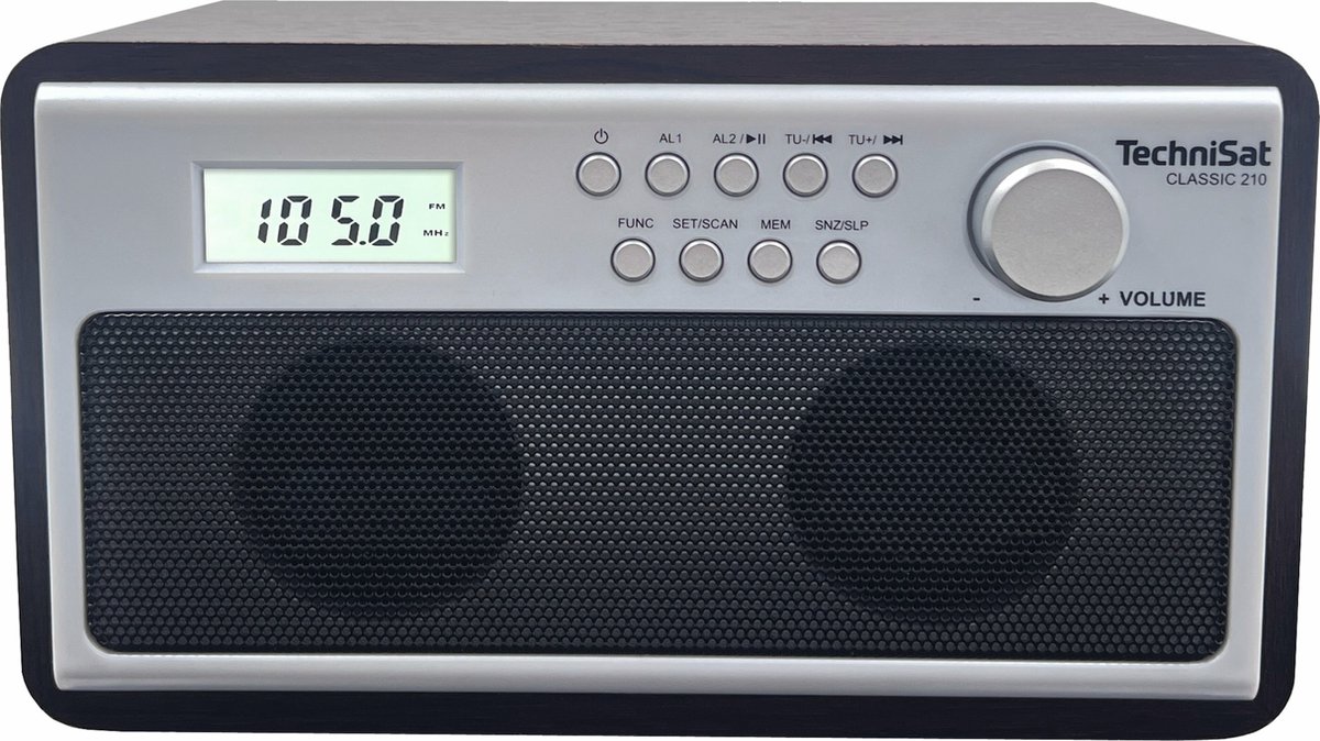 Technisat Classic 210 - FM-radio met bluetooth - stereo - wenge hout