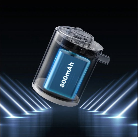 Flextail TINY PUMP X 2024 - 3-in-1 oplaadbare mini-luchtpomp + lamp licht gewicht 65gr kleur Wit van Flextail — afbeelding 2