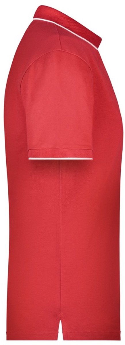 Polo shirt Golf Pro premium rood/wit voor heren - Rode herenkleding - Werkkleding/zakelijke kleding polo t-shirt XL van BHQ — afbeelding 2