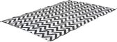 Bo-Camp - Chill mat - Wave - M - Zwart/wit