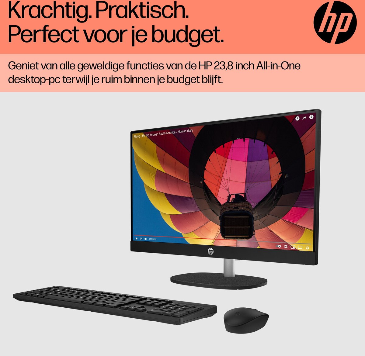 HP 24-cr0050nd met 23,8 inch Full HD IPS-scherm thumbnail 5