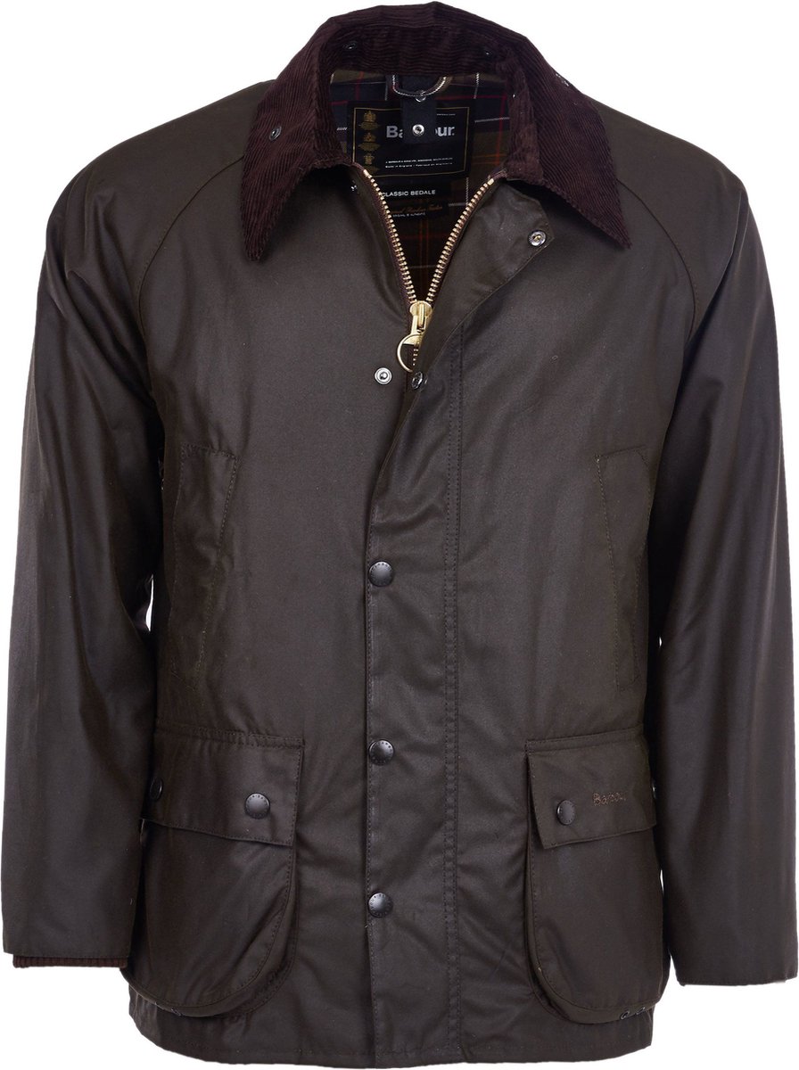 Barbour Classic Bedale Wax Jas Olijfgroen – Heren Wax jassen