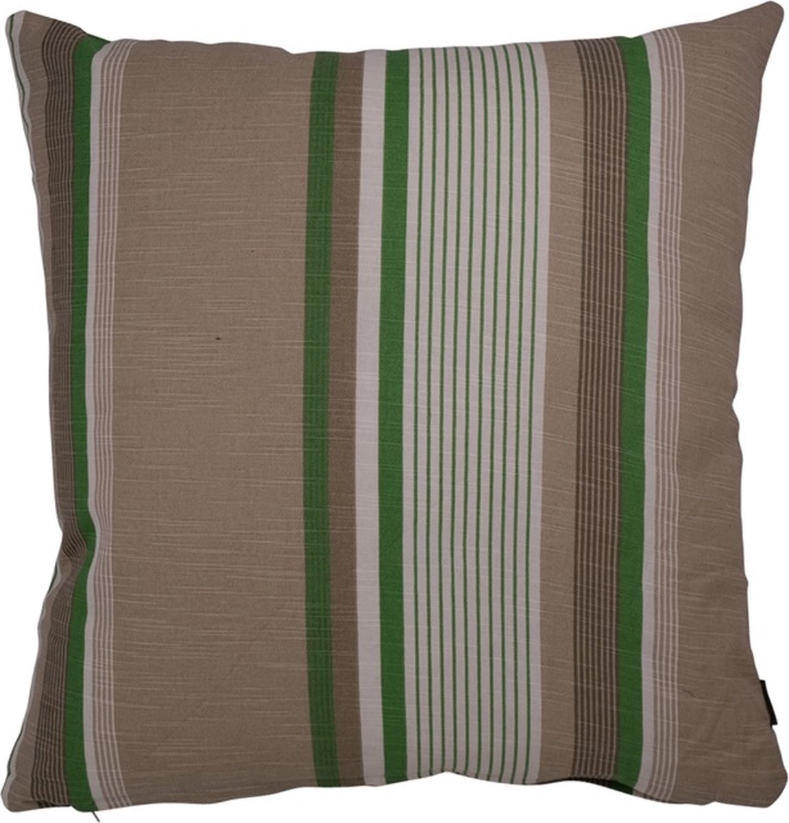 Linen & More Kussen Groen Stripe Groen | 50 X 50 | Sierkussen Voor Woonkamer Of Slaapkamer