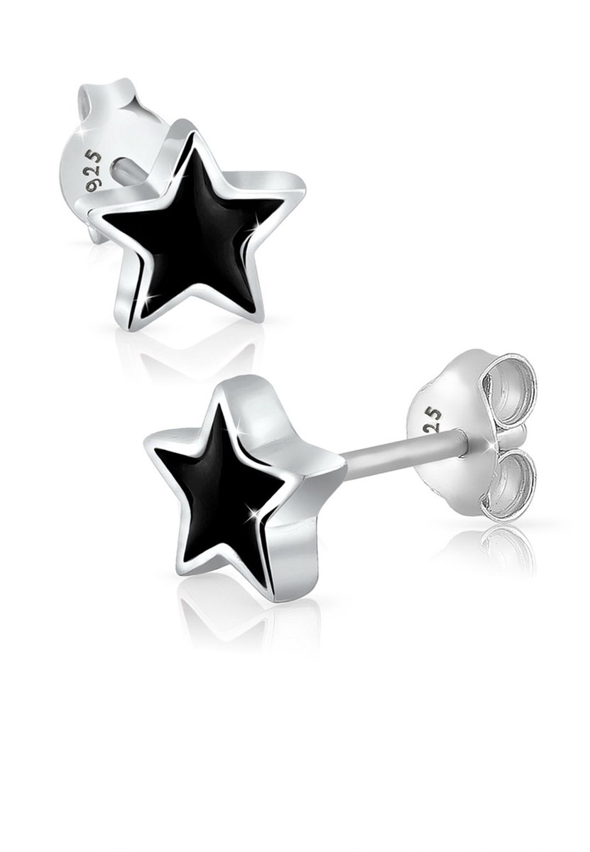 Elli - Oorbellen - Sterne Emaille Astro Trend Filigran 925 Silber - Dames