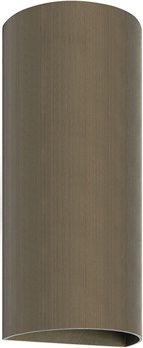 Highlight Moderne Wandlamp GU10 Hera 2 Lichtpunten Rond Brons Metaal Woonkamer Gang/Hal Keuken Dimbaar