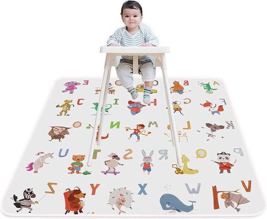 Toyvian Niet-Vloermat Vloerkussens Voor Kinderen Hoge Stoel Voor Baby Kinderen Hoge Stoel Baby Mat Hoge Stoel Matten Voor Laten Vallen Van Voedsel Hoge Stoel Splat Mat Onder Stoel