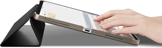 Spigen Rugged Armor iPad 11 A16 (2025) / 10,9 (2022) ütésálló szilikon hátlap tok - fekete