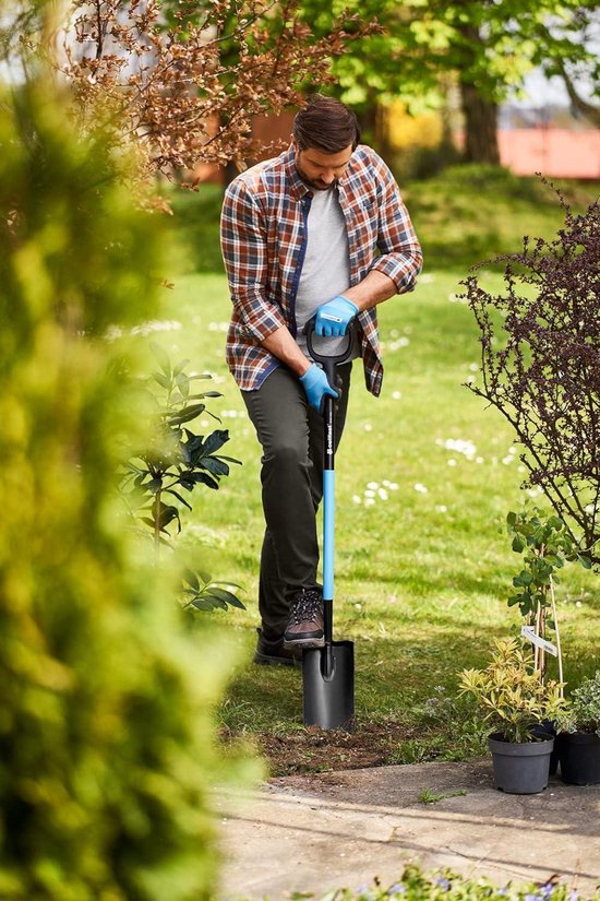IPRO Gardener-afvoerspade - geharde geslepen kop - veerboring staal - ergonomische as - SafeTouch - 1290 mm lengte - 19 kg gewicht van IPRO — afbeelding 2