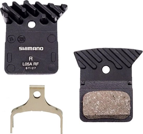 Shimano Original L05A remblok disc voor race/gravel met koelvin van Shimano — afbeelding 5