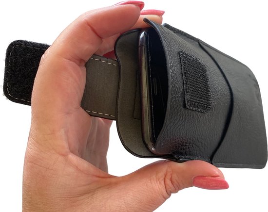 HEM Samsung Galaxy S22 Plus Insert case Zwart avec passant ceinture et compartiment de rangement